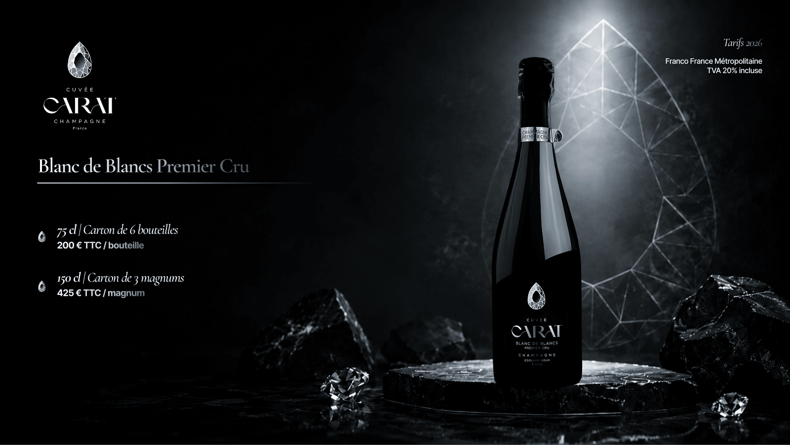 Cuvée Carat 2026 Pricing — Blanc de Blancs Premier Cru