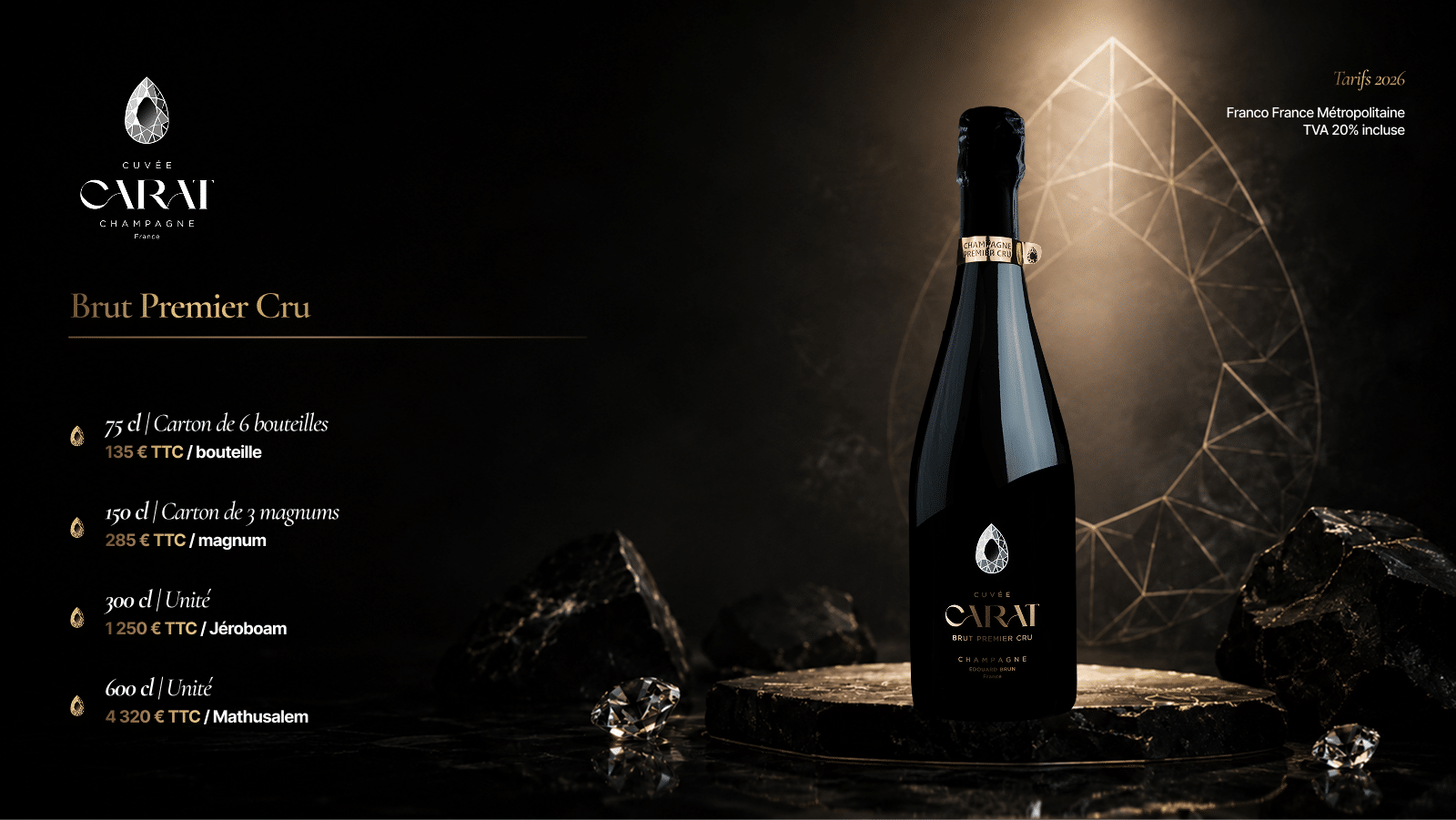 Cuvée Carat 2026 Pricing — Brut Premier Cru